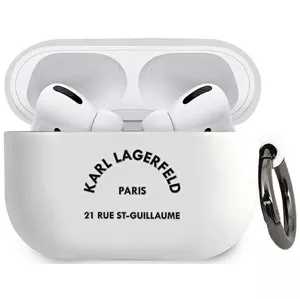 Púzdro Karl Lagerfeld KLACAPSILRSGWH AirPods Pro cover white Silicone RSG (KLACAPSILRSGWH)