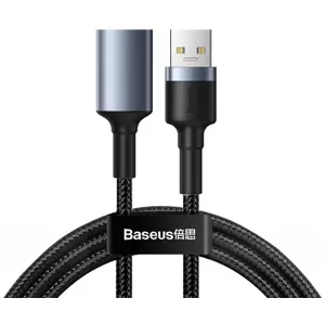 Kábel Baseus cafule Cable USB3.0 Male To USB3.0 Female 2A 1m Dark gray (6953156214460)