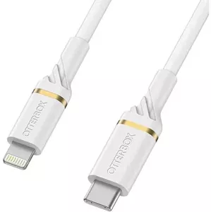 Kábel OtterBox 1m Lightning to USB-C Fast Charge Cable, White (78-52552)