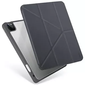 Púzdro UNIQ Case Moven iPad Pro 12,9" (2021) Antimicrobial charcoal grey (UNIQ-NPDP12.9(2021)-MOVGRY)