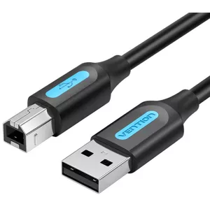Kábel Vention Cable USB 2.0 A to B  COQBF 1m (black)