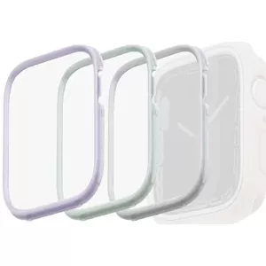 Kryt UNIQ frames for Moduo 3in1 Apple Watch Series 4/5/6/7/8 / SE 40 / 41mm Sage-Lilac-White (UNIQ-41MM-3IN1MDBUN)
