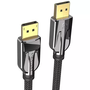 Kábel Display Port cable 2x Male, Vention HCABI 8K 60Hz, 3m (black)