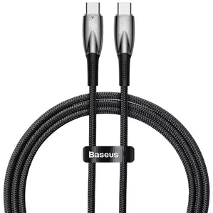 Kábel USB-C cable for USB-C Baseus Glimmer Series, 100W, 1m (Black)