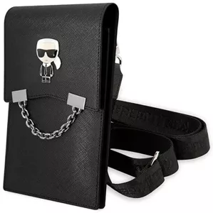 Taška Karl Lagerfeld handbag KLWBSAIPCK black Ikonik Karl Chain (KLWBSAIPCK)