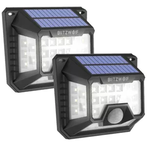 Svetlo Blitzwolf External LED solar lamp BW-OLT3 with dusk and motion sensor (5907489604451)