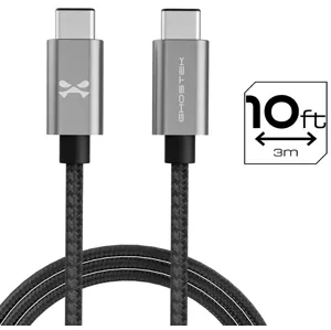 Kábel Ghostek USB-C to USB-C - Durable Graded Charging Cables - 3 m