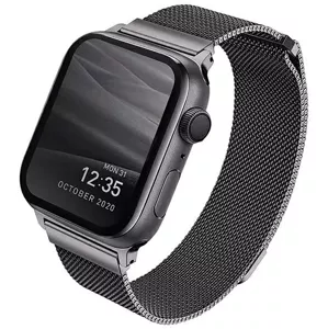 Remienok UNIQ strap Dante Apple Watch Series 4/5/6/SE 40mm. Stainless Steel graphite (UNIQ-40MM-DANGRP)
