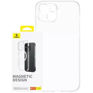 Kryt Baseus Magnetic Phone Case for iPhone 15 Plus OS-Lucent Series (Clear)
