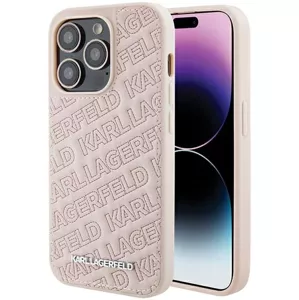Kryt Karl Lagerfeld KLHCP15XPQKPMP iPhone 15 Pro Max 6.7" pink hardcase Quilted K Pattern (KLHCP15XPQKPMP)