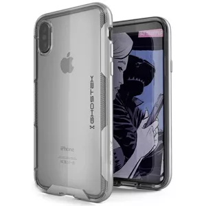 Kryt Ghostek - iPhone X/XS Case Cloak 3 Series, Silver (GHOCAS693)