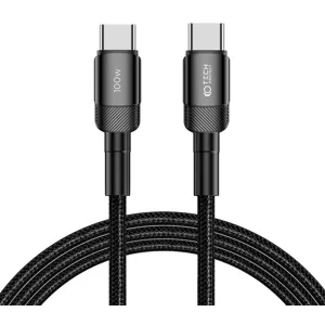 Kábel TECH-PROTECT ULTRABOOST EVO TYPE-C CABLE PD100W/5A 200CM BLACK (5906203690619)