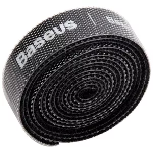 Remienok Baseus Colourful Circle Velcro Straps 1m Black