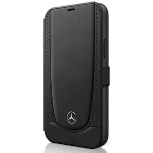 Púzdro Mercedes MEFLBKP12LARMBK iPhone 12 Pro Max 6,7" black book Urban Line (MEFLBKP12LARMBK)