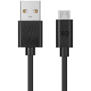 Kábel XQISIT Charge & Sync micro USB to USB-A 2.0 100cm black (49720)