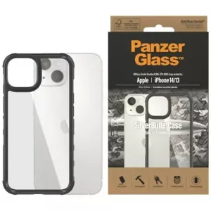 Kryt PanzerGlass ClearCase iPhone 14 / 13 6,1" black Antibacterial Military grade SilverBullet (0421)