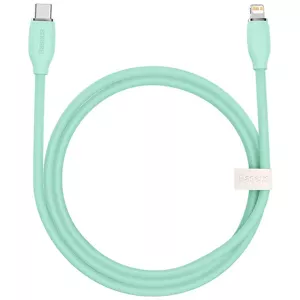Kábel Baseus Jelly  cable USB-C to Lightning, 20W, 2m (green)