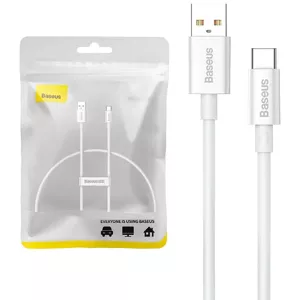 Kábel Cable USB do USB-C Baseus Superior 100W 0.25m (white)
