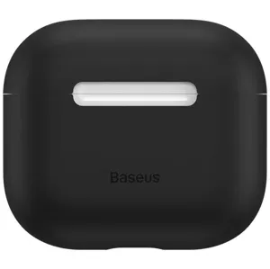 Obal Baseus Super Thin Silica Gel Case For Pods Apple AirPods 3 (black)
