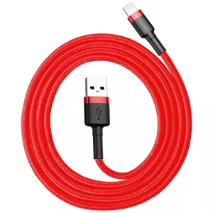 Kábel Baseus Cafule USB Lightning Cable 2,4A 0,5m (Red)