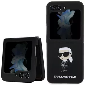 Kryt Karl Lagerfeld KLHCZF5SNIKBCK Z Flip5 hardcase black Silicone Ikonik (KLHCZF5SNIKBCK)