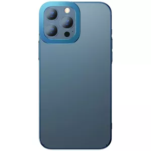 Kryt Baseus Glitter Transparent Case for iPhone 13 Pro Max (blue)