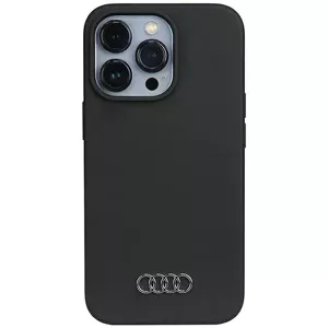 Kryt Audi Silicone Case iPhone 13 Pro / 13 6.1" black hardcase AU-LSRIP13P-Q3/D1-BK (AU-LSRIP13P-Q3/D1-BK)