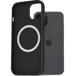 AlzaGuard Silicone Case Compatible with Magsafe iPhone 15 Plus čierny
