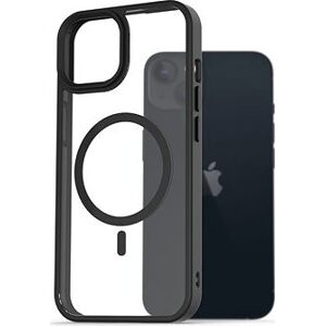 AlzaGuard Clear TPU Case Compatible with Magsafe na iPhone 13 čierny