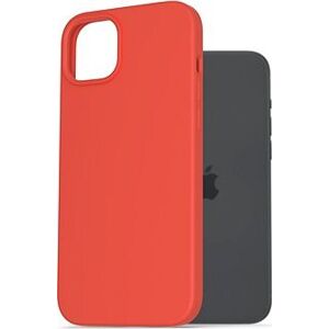 AlzaGuard Premium Liquid Silicone Case pre iPhone 15 Plus červený