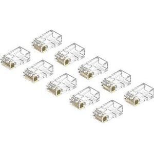 AlzaPower Patch CAT6 UTP RJ45 8p8c netienený skladaný na drôt 10-pack