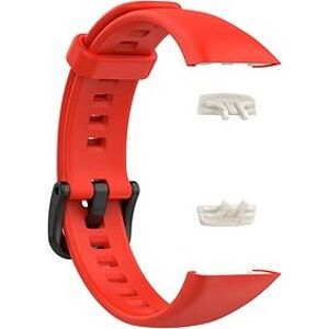 BStrap Silicone na Honor Band 6, red