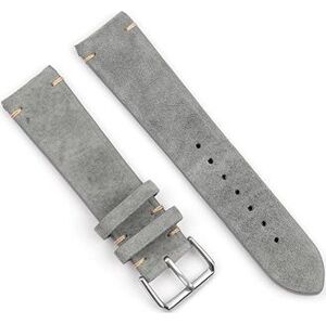 BStrap Suede Leather Universal Quick Release 18 mm, gray