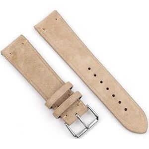 BStrap Suede Leather Universal Quick Release 18 mm, beige