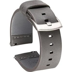 BStrap Fine Leather Universal Quick Release 18 mm, gray