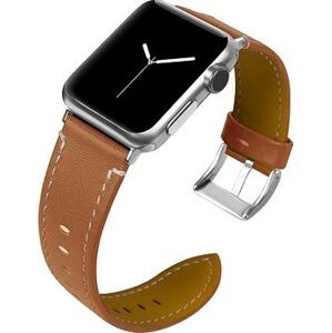 BStrap Leather Italy na Apple Watch 38 mm/40 mm/41 mm, Brown