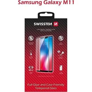 Swissten 3D Full Glue na Samsung M115 Galaxy M11 čierne