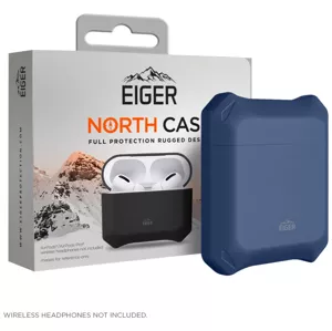 Púzdro Eiger North AirPods Protective case for Apple AirPods 1 & 2 in Navy Blue