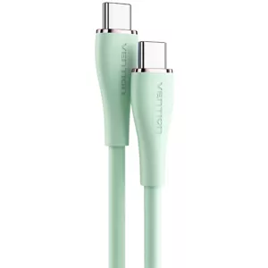 Kábel Vention USB-C 2.0 to USB-C 5A Cable TAWGG 1.5m Light Green Silicone