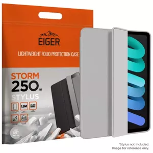 Púzdro Eiger Storm 250m Stylus Case for Apple iPad Mini 6 (2021) in Light Grey (EGSR00157)