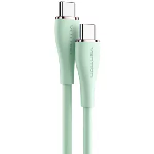 Kábel Vention USB-C 2.0 to USB-C 5A Cable TAWGF 1m Light Green Silicone