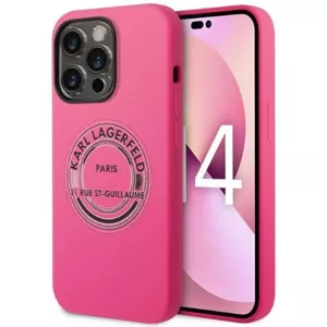 Kryt Karl Lagerfeld KLHCP14XSRSGRCF iPhone 14 Pro Max 6,7" hardcase pink Silicone RSG (KLHCP14XSRSGRCF)