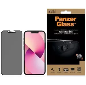 Ochranné sklo PanzerGlass E2E Microfracture iPhone 13 Mini 5,4" Case Friendly CamSlider Privacy Antibacterial black P2747 (P2747)