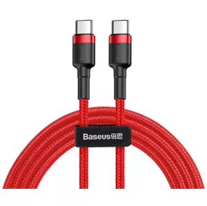 Kábel Baseus Cafule Cable USB-C PD 2.0 QC 3.0 60W 1m (Red)