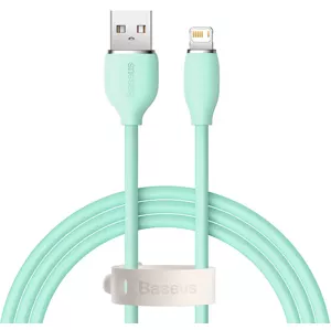 Kábel Baseus Jelly  cable USB to Lightning, 2.4A, 2m (green)