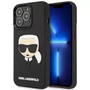 Kryt Karl Lagerfeld KLHCP14LKH3DBK iPhone 14 Pro 6,1" black hardcase 3D Rubber Karl`s Head (KLHCP14LKH3DBK)