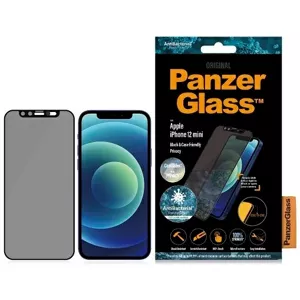 Ochranné sklo PanzerGlass E2E Microfracture iPhone 12 Mini 5,4" Case Friendly CamSlider Privacy Antibacterial black (P2713)