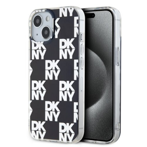 DKNY PC/TPU Checkered Pattern Zadní Kryt pro iPhone 14 Black