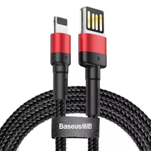 Kábel Baseus Cafule Double-sided USB Lightning Cable 1.5A 2m (Black+Red)