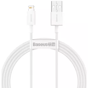 Kábel Baseus Superior Series Cable USB to Lightning 2.4A 1,5m (white) (6953156205444)